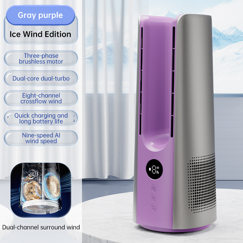 2025 NEW Portable Tower Fan – 6 Speeds, Mist Bladeless, for Bedroom/Living Room/Office - V.I.P Digital Presence