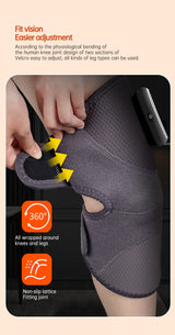 Heated Knee Brace Wrap Pad Dual-use Thermostat Usb Heating Knee Pads For Knee Sprains Strains Arthritis with massage - V.I.P Digital Presence