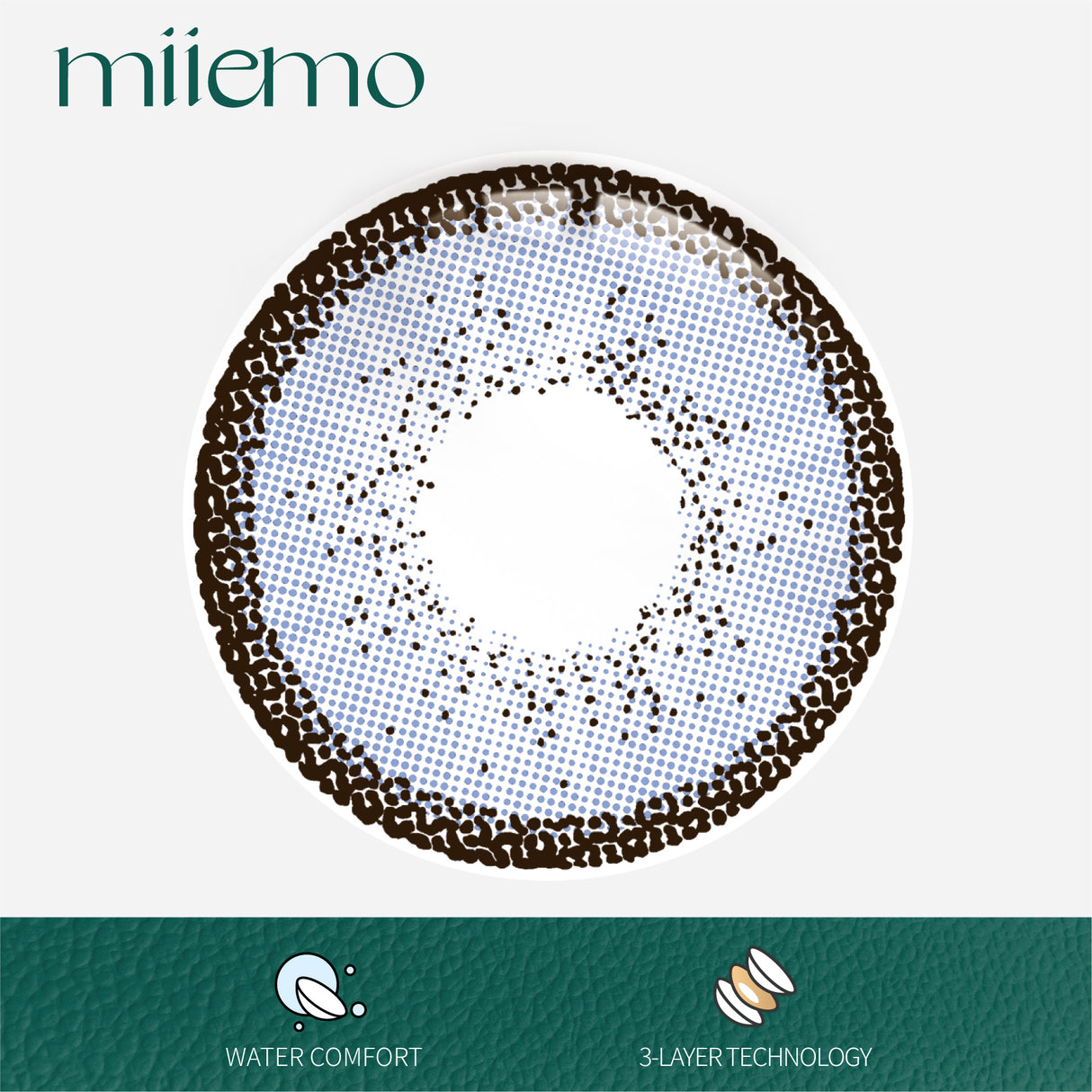 1Pair FDA Certificate Eyes Beautiful Pupil Colorful Girl Cosplay Contact Lenses  MY WAY BLUE - V.I.P Digital Presence