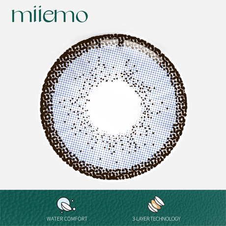 1Pair FDA Certificate Eyes Beautiful Pupil Colorful Girl Cosplay Contact Lenses  MY WAY BLUE - V.I.P Digital Presence