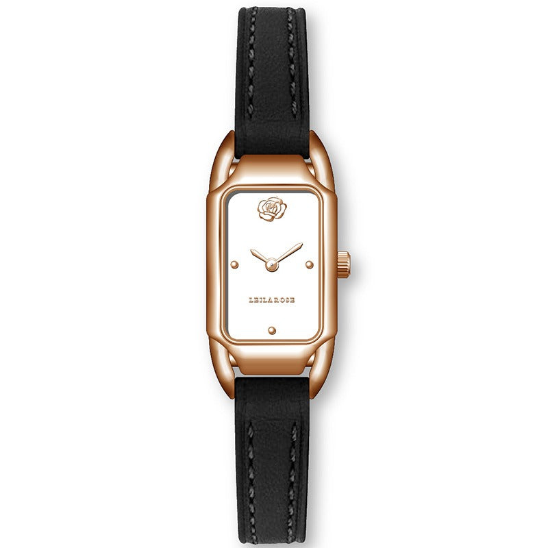 Women's Watch Brand Counter Brand Authentic Fashion Small Square Core Women's Watch Quartz Watch Popular - V.I.P Digital Presence