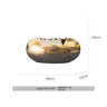 Modern Luxury Oval Edge Decorative Tray Creative Home Dining Table Fruit Plate Ornament - V.I.P Digital Presence