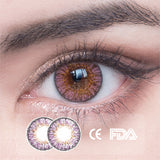 1Pcs FDA Certificate Eyes Beautiful Pupil Colorful Girl Cosplay Contact Lenses Violet - V.I.P Digital Presence