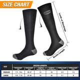 HailiCare Electric Heating Socks Rechargeable Heating Socks Adjustable Temperature Warm Long Tube Electric Heating Socks - V.I.P Digital Presence