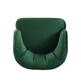 Upholstered Barrel Accent Chair With Wooden Legs - V.I.P Digital Presence