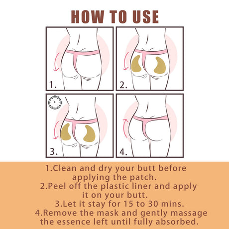 Buttock Paste Random, Lift And Tighten Hips Show Hips Curves Shape Hips Patch - V.I.P Digital Presence