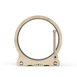 Indoor cat treadmill with carpet, tear device and latch natural wood, 39.4 inches long x 13.2 inches wide x 41.3 inches high - V.I.P Digital Presence