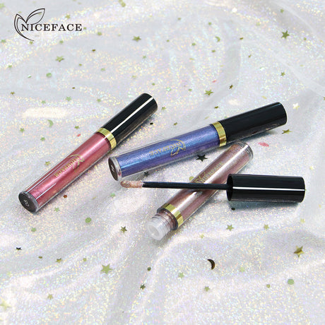 NICEFACE Colorful Shiny Eye Shadow Liquid Pearl Eye Shadow Diamond Liquid Eye Shadow Waterproof Not Smudge - V.I.P Digital Presence