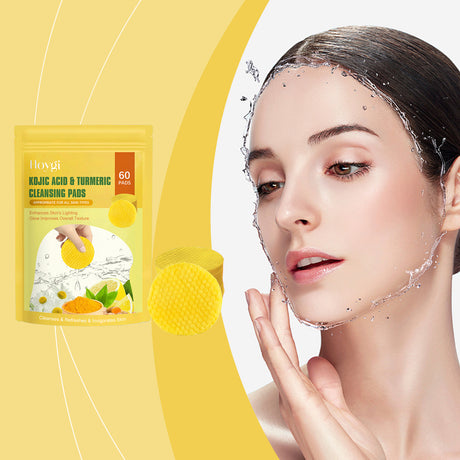 Turmeric Acid Cleansing Pad Gently Cleanses Face, Moisturizes Skin, Moisturizes Oil And Cleanses Face - V.I.P Digital Presence