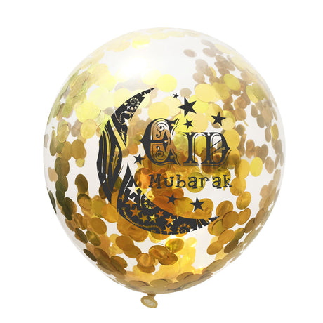 Moon Castle Party Celebrates Latex Balloon Transparent Paper Shard Glitter Balloon Set - V.I.P Digital Presence