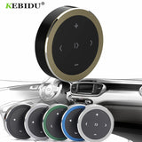 Control remoto inalámbrico Bluetooth para volante Kebidu, reproducción de música MP3 para teléfonos inteligentes Android e iOS, kit de estilo para automóvil