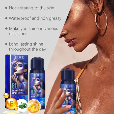Highlighter Glitter Spray Glitter Spray Highlighter Spray Natural Stereoscopic Long Lasting Glitter - V.I.P Digital Presence