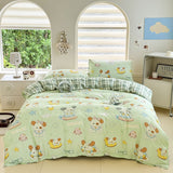 Cartoon Four-Piece Set Fresh Autumn and Winter Single Student Dormitory Bedding Sheet Three-Piece Set Single Quilt Cover - V.I.P Digital Presence