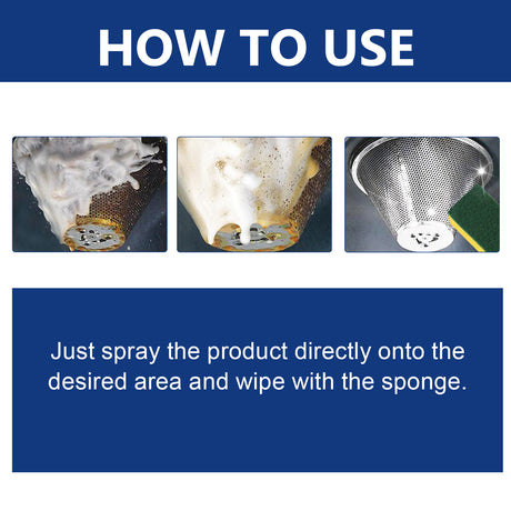 Kitchen Grease Foam Cleaner Range Hood Stove Exhaust Pipe Wall Kitchen Utensils Grease Cleaner - V.I.P Digital Presence