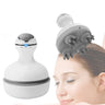 Masajeador de cabeza eléctrico 3D impermeable, inalámbrico, para el cuero cabelludo, promueve el crecimiento del cabello, amasado profundo del tejido corporal y vibración. 