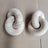Wooden decorative chains, wooden handicrafts, home furnishings, homestay decorations, two ring buckle wooden chains, two ring wo - V.I.P Digital Presence