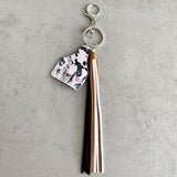 Handmade Popular Jewelry Western Farm Style Leather Keychain Cow Horse Deer Cow Brand Leather Tassels - V.I.P Digital Presence