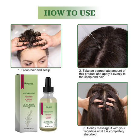 Scalp & Hair Strengthening Oil, Hair Thick Hair Solid Hair Soft Hair Dry Damaged Care - V.I.P Digital Presence