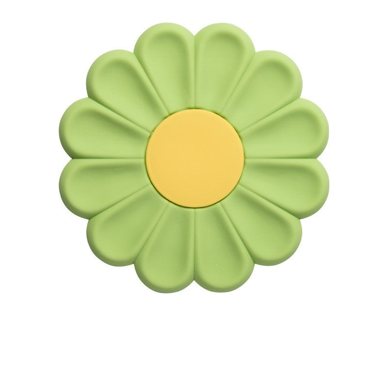 Creative Daisy Flower Household Oil and Heat Resistant Small Fresh Japanese and Korean Bowl and Plate Mats - V.I.P Digital Presence