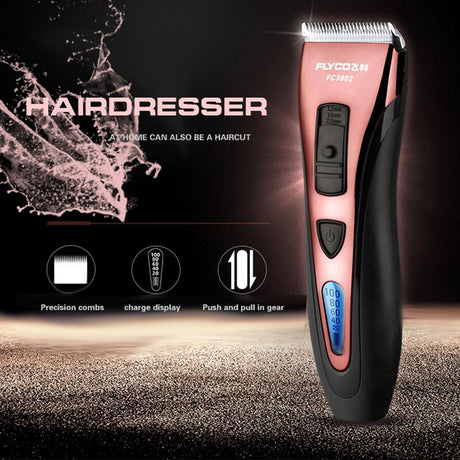 FLYCO Professional Stainless Steel Hair Trimmers waterproof Electric Hair Clippers for Men FC5902 - V.I.P Digital Presence