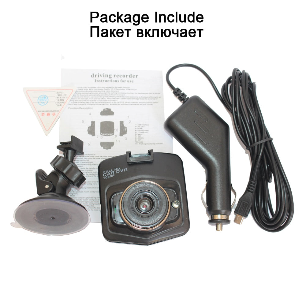 Car Camera HD 1080P Dashcam DVR Recorder Dash Cam Car Dvr Auto Rear View Camera Vehical Car  Cam Of Mirror Recorder - V.I.P Digital Presence
