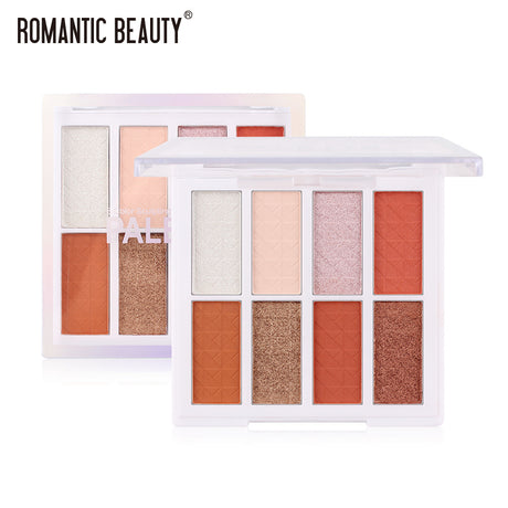Romantic Beauty Matte Small Plate Portable Eyeshadow Makeup INS8 Color Eyeshadow Palette - V.I.P Digital Presence