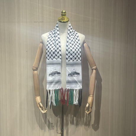 Arabic scarf prayer scarf ethnic style scarf shawl scarf headscarf - V.I.P Digital Presence