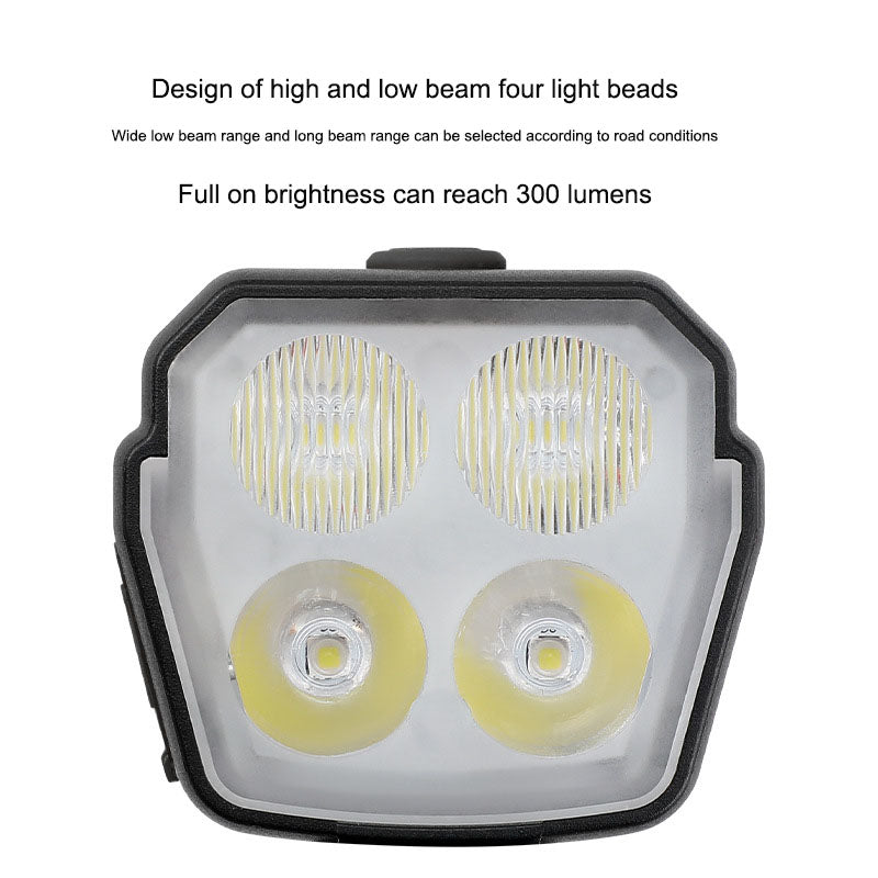 2-in-1 bike riding horn light mountain bike road bike night bike high brightness bike headlight flashlight - V.I.P Digital Presence