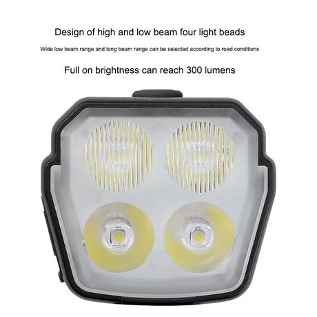 2-in-1 bike riding horn light mountain bike road bike night bike high brightness bike headlight flashlight - V.I.P Digital Presence