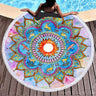 3d Bohemian Tai Chi Animal Digital Print Round Ribbon Beach Towel Swimming Yoga Picnic Mat Bikini Covered Napkin