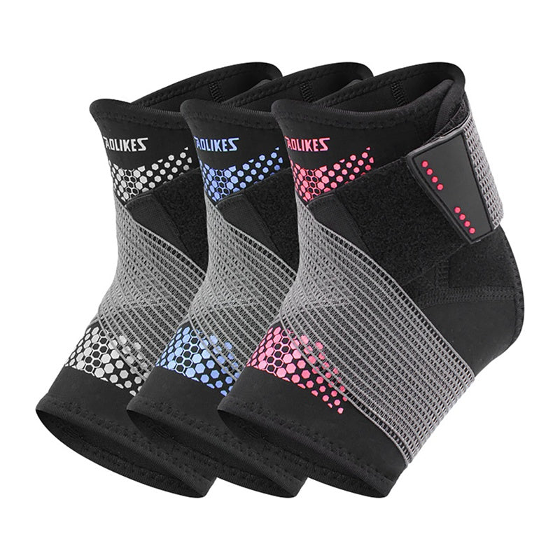 1pc Sport Ankle Brace Protector Adjustable Anti-sprain Compression Feet Support Wrap Bandage Protection With Strap - V.I.P Digital Presence