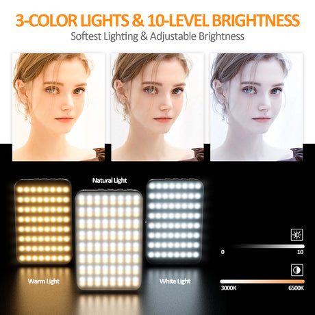 Magnetic fill light LED video conference phone fill light camera photography live broadcast photography pocket light - V.I.P Digital Presence