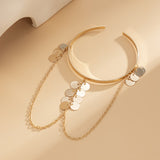 Ethnic style, personalized metal iron chain, arm chain, niche, simple, open-ended arm bracelet, arm ring, female - V.I.P Digital Presence