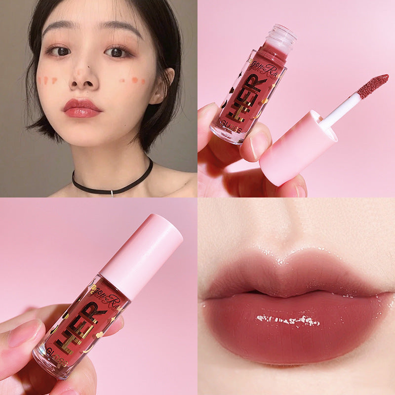 Glazed Mirror Water Lip Glaze Lipstick Female Student Lip Gloss Moisturizing Moisturizing Lip Glaze Toot Jelly Glass Lip Gloss - V.I.P Digital Presence