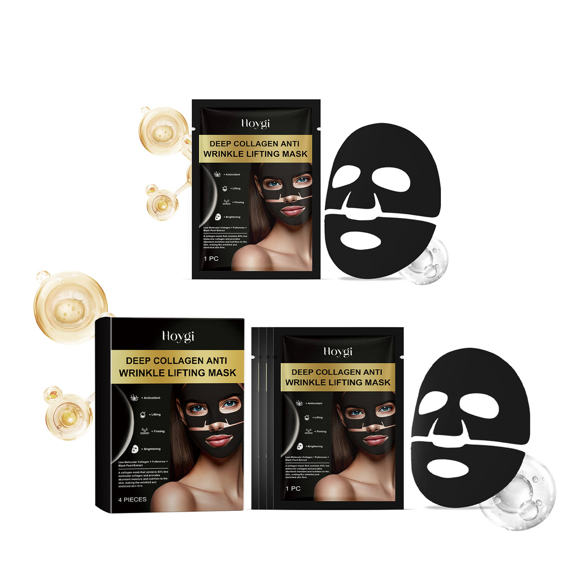 Collagen Moisturizing Mask Gently Nourishes And Moisturizes Skin, Strengthens Skin, Reduces Fine Lines And Moistens Skin