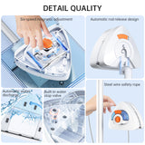 New magnetic glass cleaner with extended pole and double-sided water storage for high-rise home use. - V.I.P Digital Presence