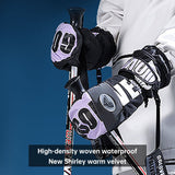 Winter warm ski gloves waterproof outdoor plush thickened windproof touch screen veneer gloves - V.I.P Digital Presence