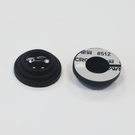 20pcs Universal Branded Silicone Car Door Shock Absorbing Buffers Protector Stickers Bumper, Fluorescent and Blac - V.I.P Digital Presence