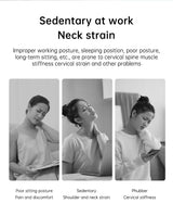 Neck Massager with Heat, Portable Neck Lymphatic Massager for Pain & Fatigue Relief - V.I.P Digital Presence