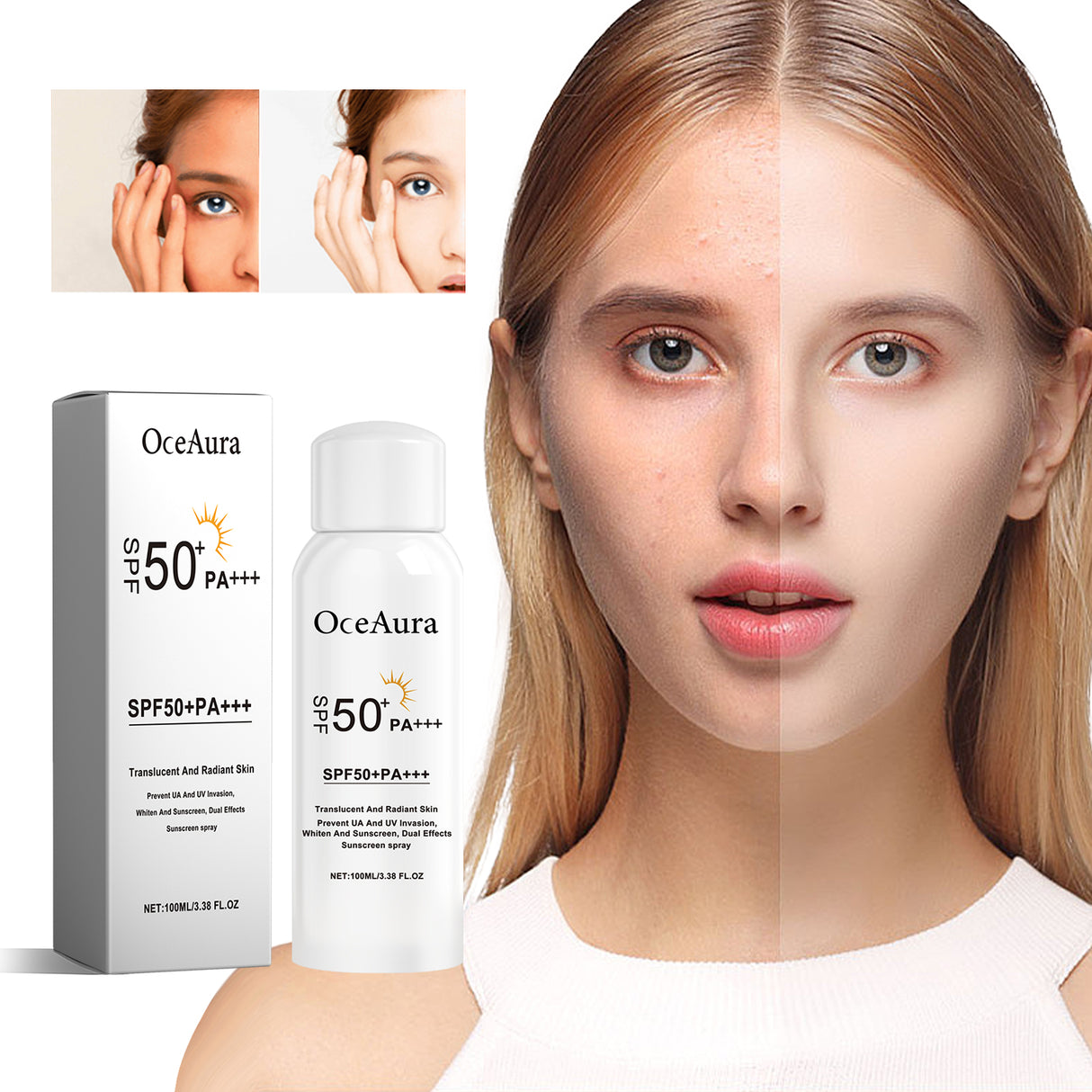 Sunscreen Spray, Moisturizing And Refreshing Protective Spray For Outdoor Uv Protection - V.I.P Digital Presence