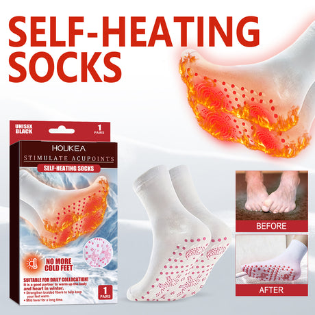 Self-Heating Socks, Winter Outdoor Sports Windproof Cold Warm Foot Care Massage Socks - V.I.P Digital Presence