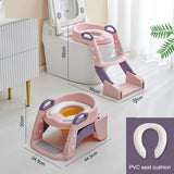 Inodoro infantil inodoro multifuncional para niños y niñas, soporte auxiliar para inodoro, anillo para asiento de inodoro de paso para bebé
