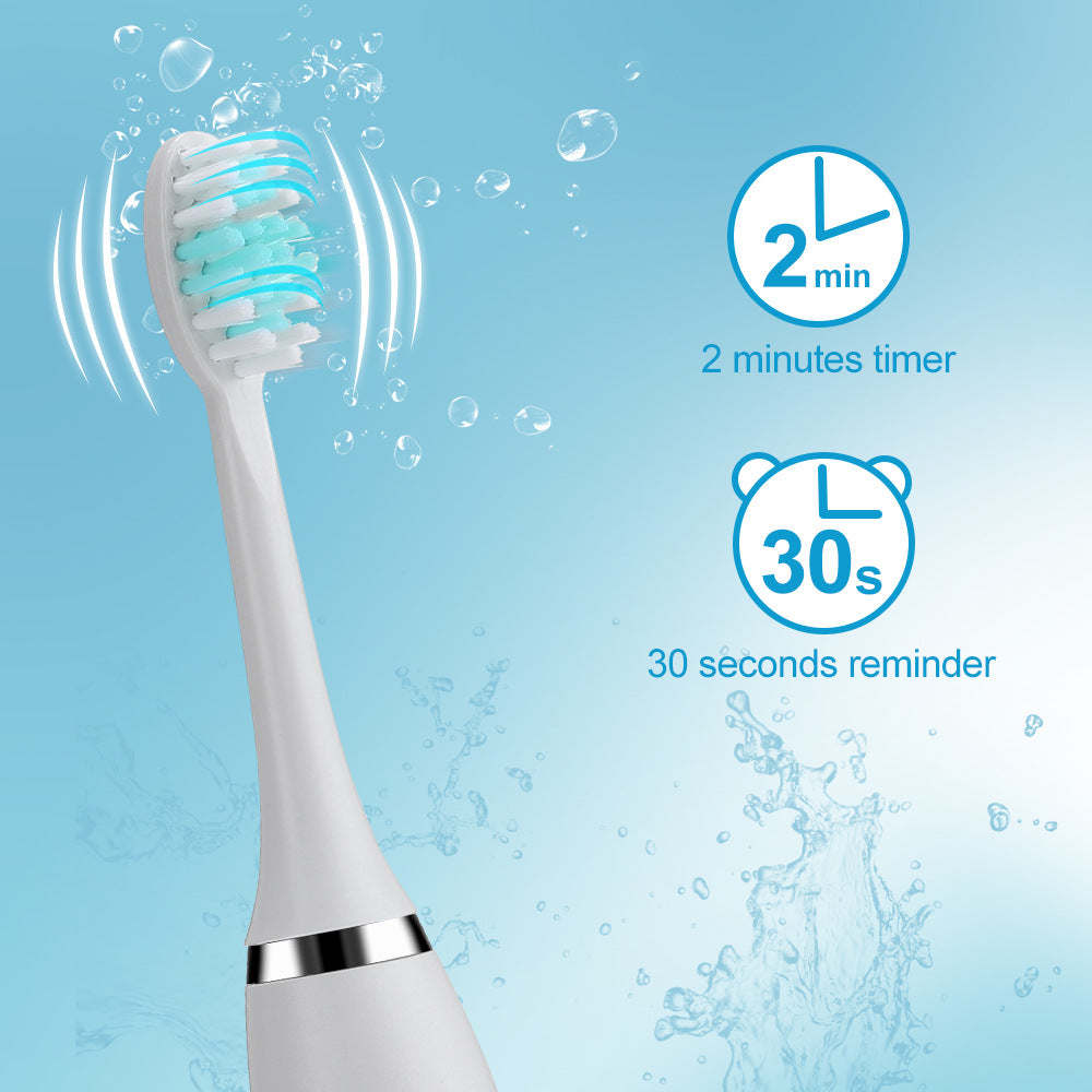 Smart Sonic Electric Toothbrush 5 Modes 4 Gears Tooth Cleaning Home USB Charging Adult Toothbrush Set - V.I.P Digital Presence
