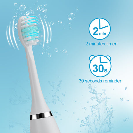 Smart Sonic Electric Toothbrush 5 Modes 4 Gears Tooth Cleaning Home USB Charging Adult Toothbrush Set - V.I.P Digital Presence