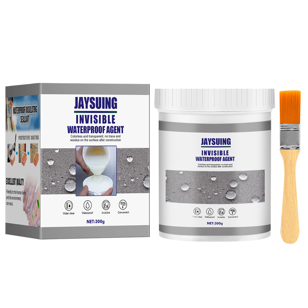 Jaysuing Bathroom Waterproofing Agent Anti-Leakage Water Plugging And Repairing The Outer Wall Of The Kitchen Without Smashing Bricks To Repair Leakage Sealing Paint - V.I.P Digital Presence