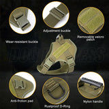 Tactical dog vest: for large dogs (German Shepherd, Golden Retriever) – training, military-style accessories. - V.I.P Digital Presence