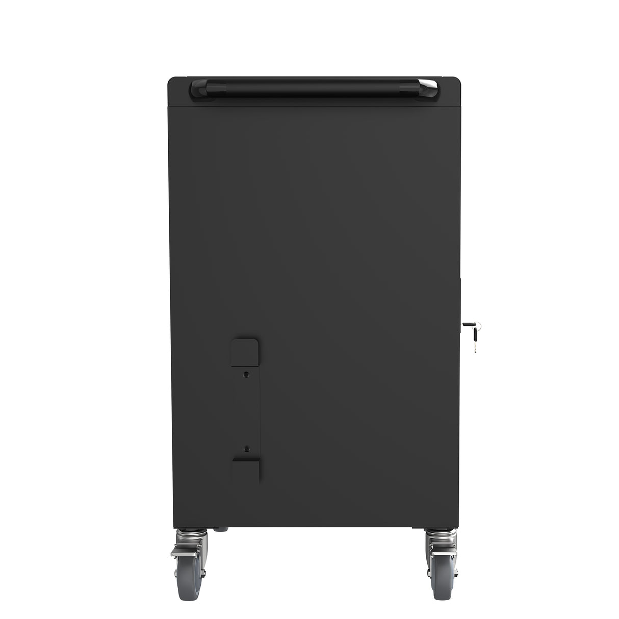 Mobile Charging Cart and Cabinet for Tablets Laptops 30-Device With Combination Lock--Black - V.I.P Digital Presence