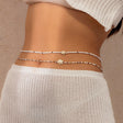 Ocean Wind Body Chain Rice Bead Double Waist Chain Sea Star Animal Bead Body Chain - V.I.P Digital Presence