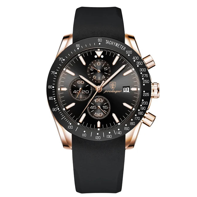 Multi functional waterproof night light men's watch quartz watch - V.I.P Digital Presence