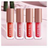 Fit Colors Matte Velvet Moisturizing Lip Gloss Lip Glaze Lipstick 4 Travel Small Set - V.I.P Digital Presence
